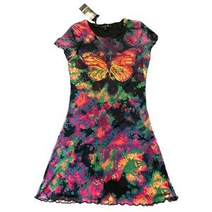 COPY - *NWT* DELIAS SOCIAL BUTTERFLY MESH DRESS